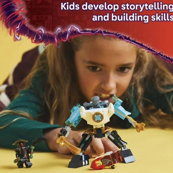 LEGO 🐣 Easter Basket Must-Have! NEW LEGO NINJAGO Zane Mech 🥷Sealed SET 71827 - Picture 14 of 14